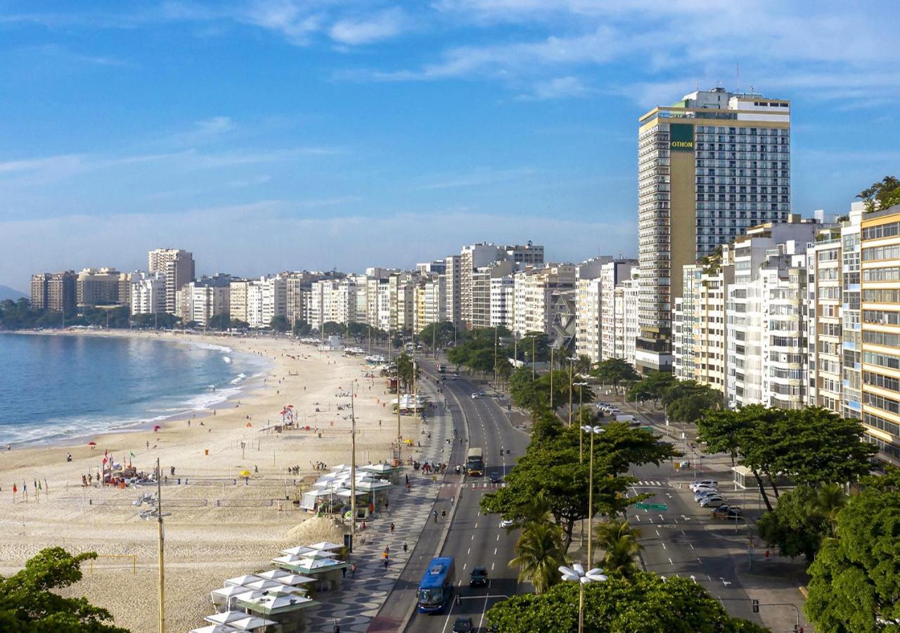 리우 오톤 팰리스 호텔 리오데자네이루 외부 사진 The beach at Copacabana