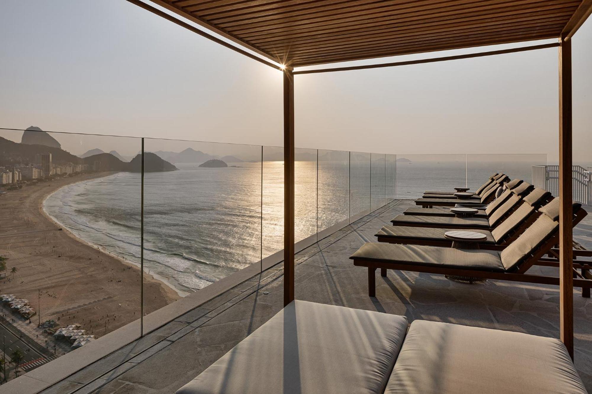 리우 오톤 팰리스 호텔 리오데자네이루 외부 사진 The beach at the hotel